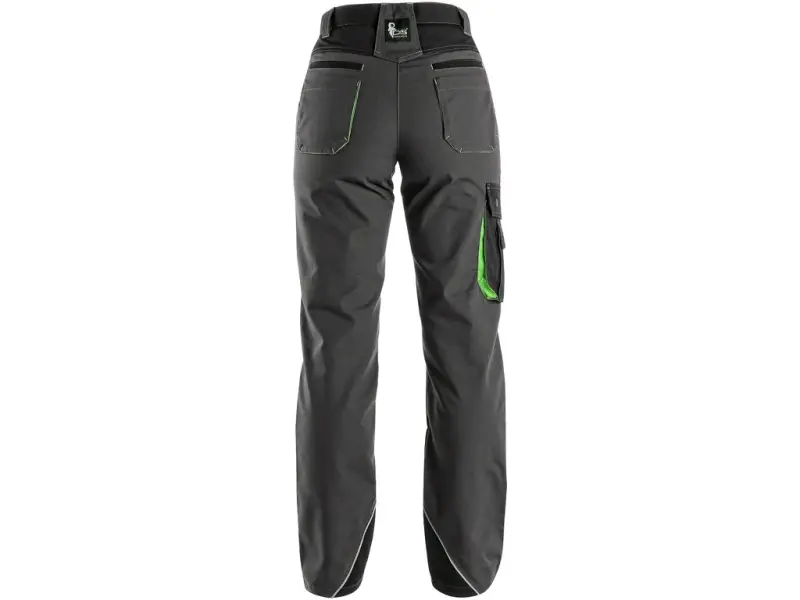 Kalhoty do pasu CXS SIRIUS AISHA, dámské, šedo-zelené, vel. 58